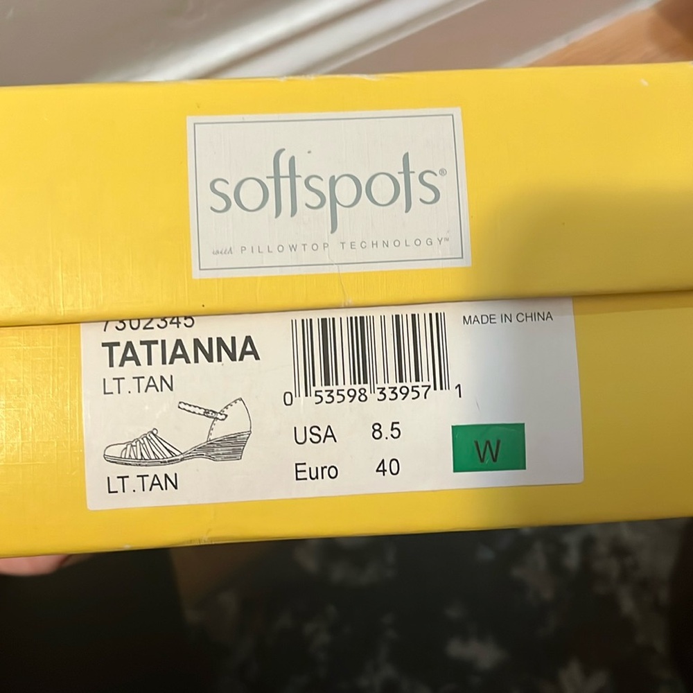 Softspots Tatianna black size 8.5 women’s - Picture 4 of 6